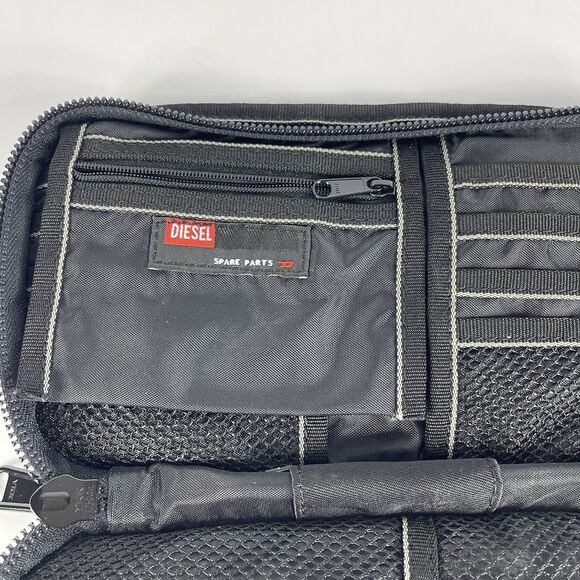 Diesel Vintage Travel Cosmetic Toiletry Black Bag - Picture 5 of 6